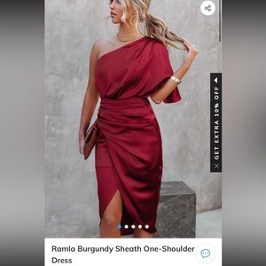 Worn Once Cupshe One Shoulder Dress